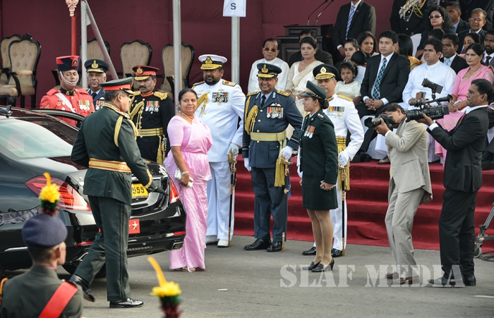 Sri Lanka Air Force Joins in the 68th Independence Day Celebrations