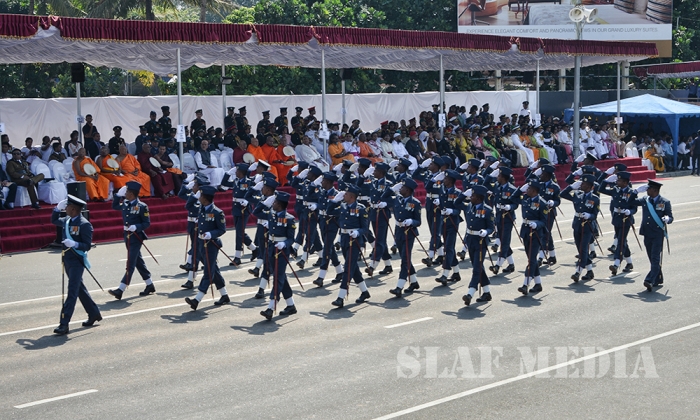 Sri Lanka Air Force Joins in the 68th Independence Day Celebrations