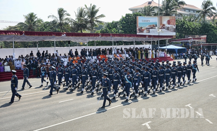 Sri Lanka Air Force Joins in the 68th Independence Day Celebrations