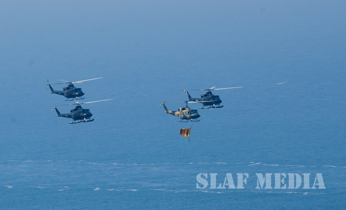 Sri Lanka Air Force Joins in the 68th Independence Day Celebrations