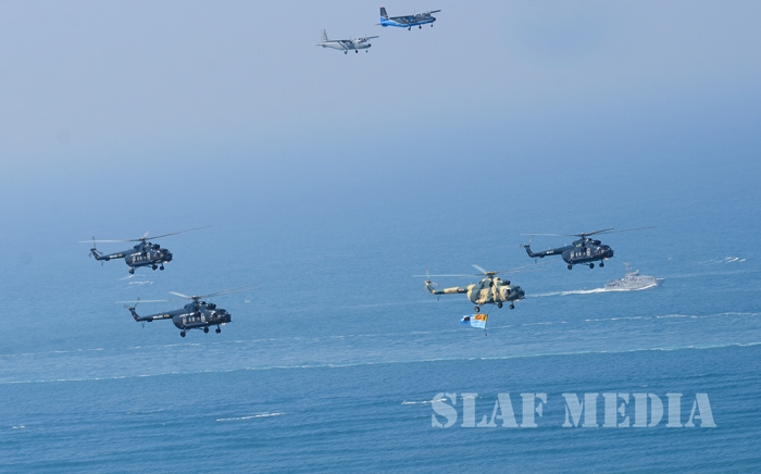 Sri Lanka Air Force Joins in the 68th Independence Day Celebrations