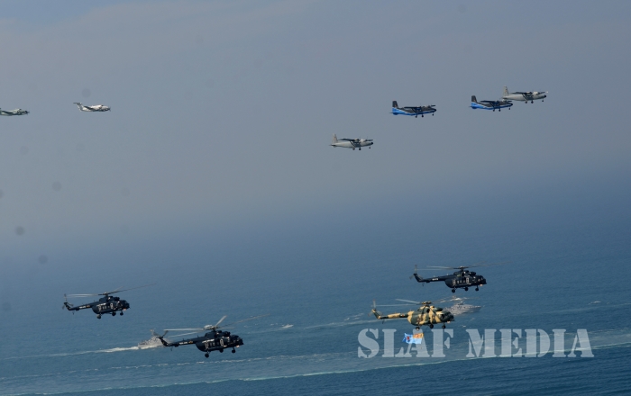 Sri Lanka Air Force Joins in the 68th Independence Day Celebrations