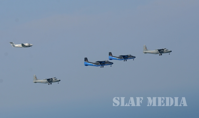 Sri Lanka Air Force Joins in the 68th Independence Day Celebrations