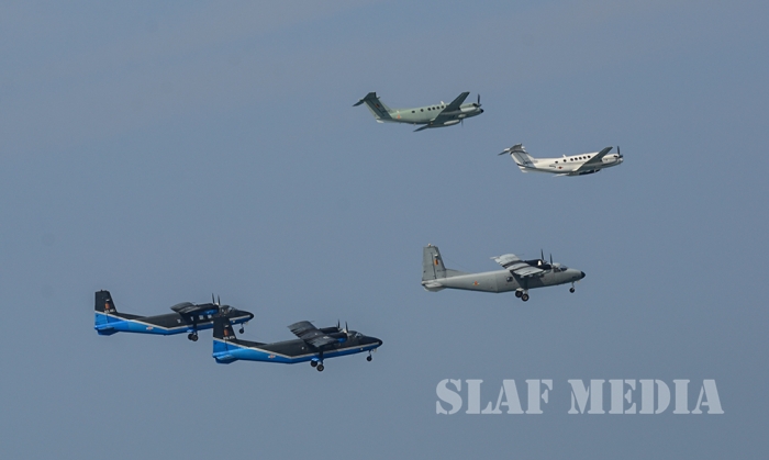 Sri Lanka Air Force Joins in the 68th Independence Day Celebrations