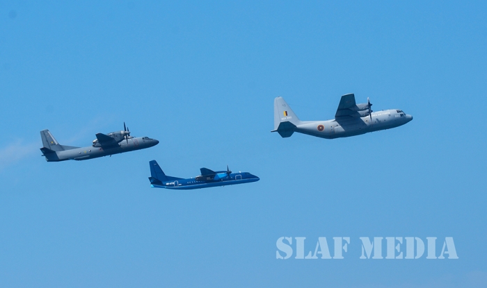 Sri Lanka Air Force Joins in the 68th Independence Day Celebrations
