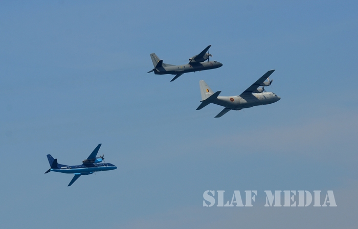 Sri Lanka Air Force Joins in the 68th Independence Day Celebrations