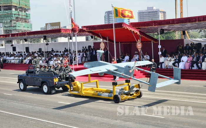 Sri Lanka Air Force Joins in the 68th Independence Day Celebrations