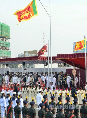 Sri Lanka Air Force Joins in the 68th Independence Day Celebrations