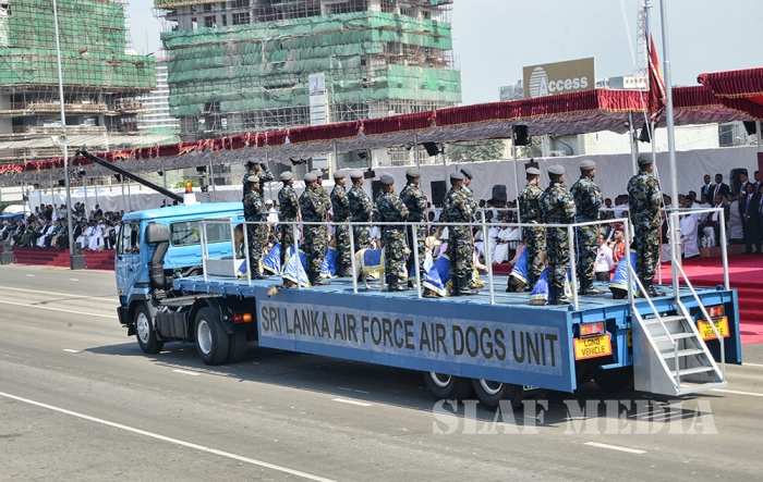 Sri Lanka Air Force Joins in the 68th Independence Day Celebrations