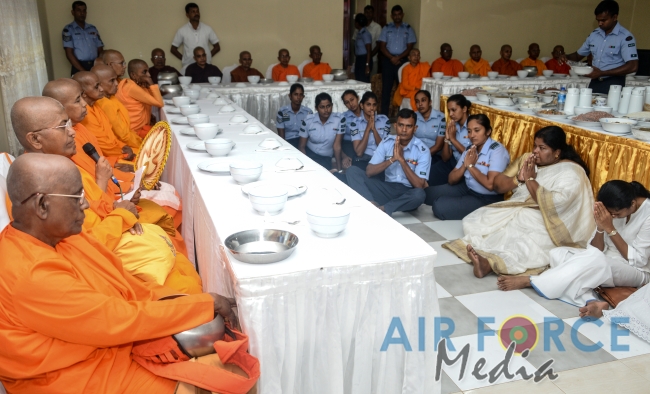 SLAF Seva Vanitha Unit celebrates International Women’s Day and 69th SLAF Anniversary with a Series of religious activities at