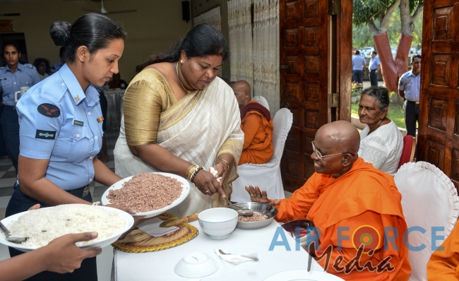 SLAF Seva Vanitha Unit celebrates International Women’s Day and 69th SLAF Anniversary with a Series of religious activities at