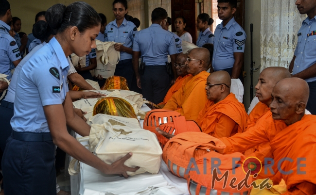SLAF Seva Vanitha Unit celebrates International Women’s Day and 69th SLAF Anniversary with a Series of religious activities at