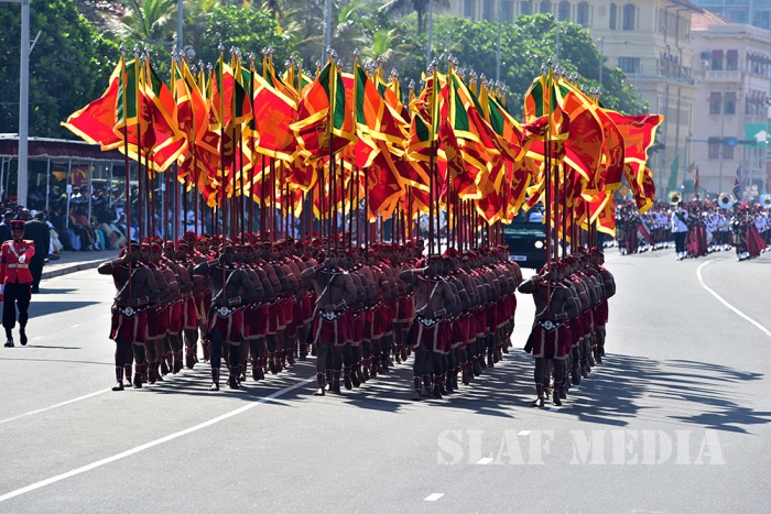 Sri Lanka Air Force Joins in the 69th Independence Day Celebrations