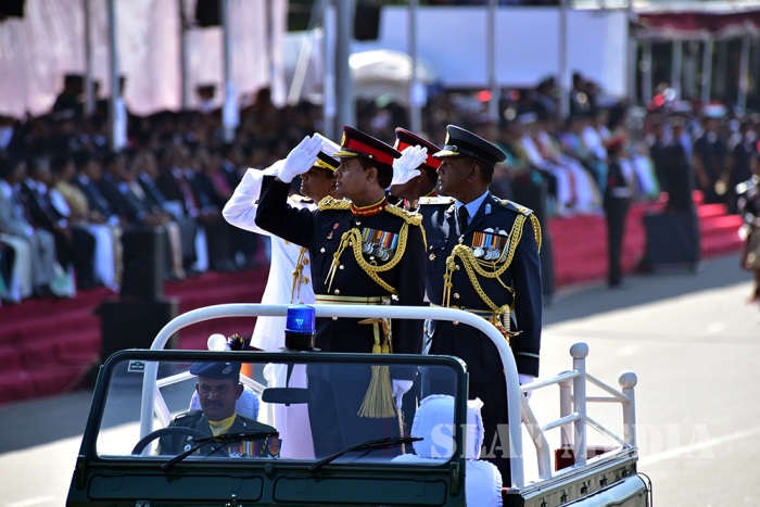 Sri Lanka Air Force Joins in the 69th Independence Day Celebrations