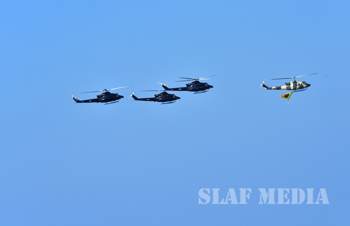 Sri Lanka Air Force Joins in the 69th Independence Day Celebrations