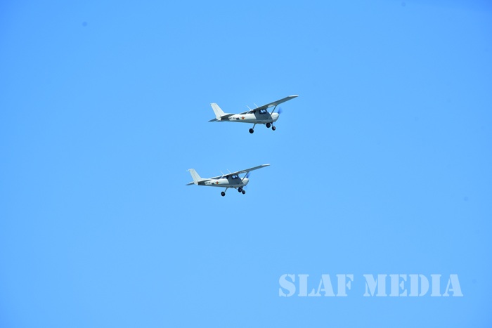 Sri Lanka Air Force Joins in the 69th Independence Day Celebrations