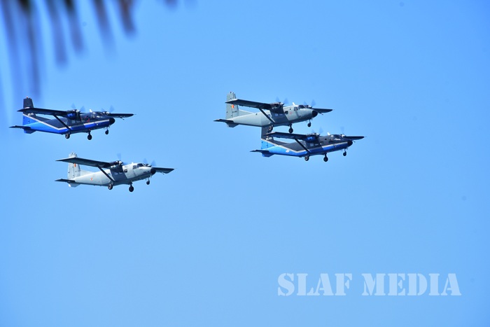 Sri Lanka Air Force Joins in the 69th Independence Day Celebrations