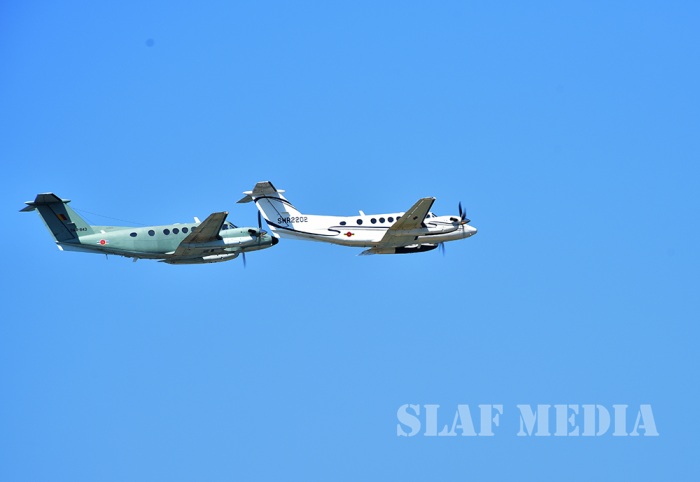 Sri Lanka Air Force Joins in the 69th Independence Day Celebrations