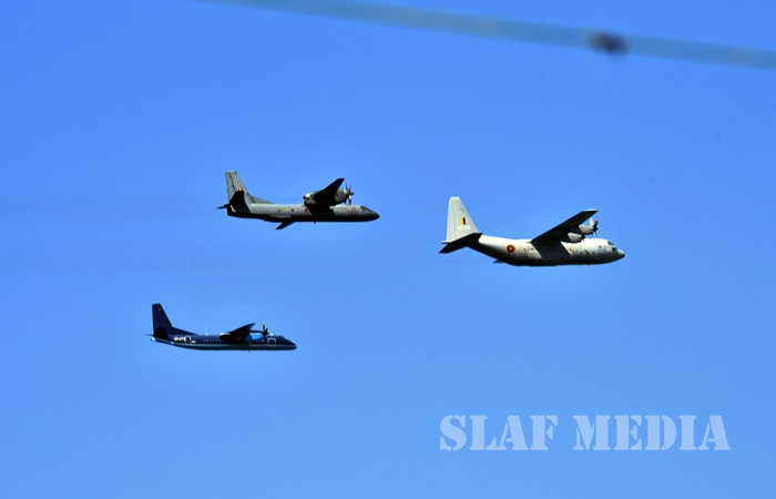 Sri Lanka Air Force Joins in the 69th Independence Day Celebrations