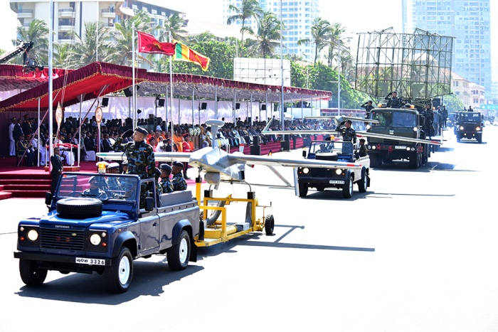 Sri Lanka Air Force Joins in the 69th Independence Day Celebrations