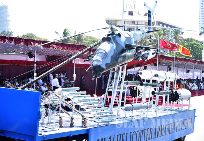 Sri Lanka Air Force Joins in the 69th Independence Day Celebrations