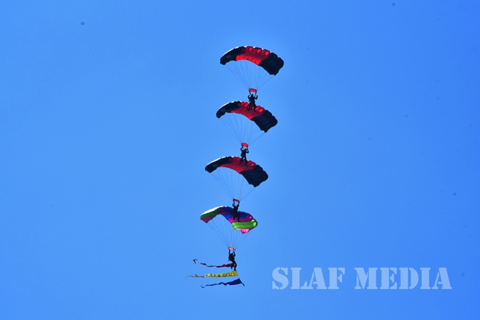 Sri Lanka Air Force Joins in the 69th Independence Day Celebrations