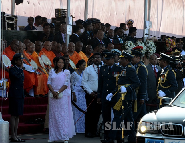 Sri Lanka Air Force Joins in the 69th Independence Day Celebrations