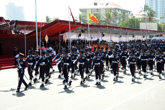 Sri Lanka Air Force Joins in the 69th Independence Day Celebrations