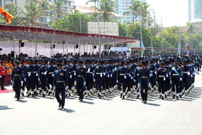 Sri Lanka Air Force Joins in the 69th Independence Day Celebrations