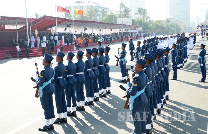 Sri Lanka Air Force Joins in the 69th Independence Day Celebrations
