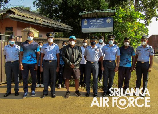 THE NO. 06 HELICOPTER SQUADRON AT SLAF BASE ANURADHAPURA LAUNCHES COMMUNITY SERVICE PROJECT IN LINE WITH 74TH INDEPENDENCE DAY