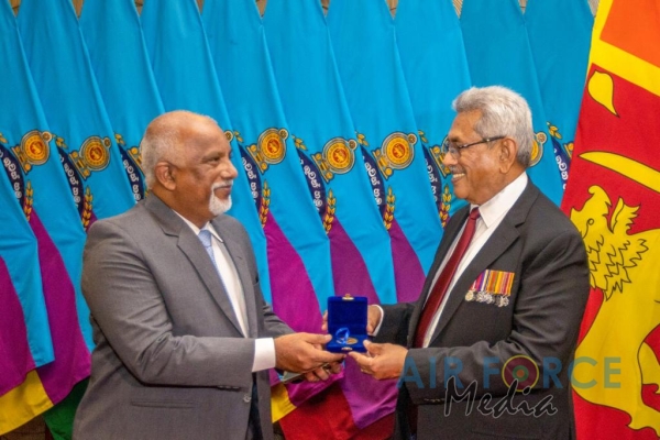 HIS EXCELLENCY THE PRESIDENT LAUNCHES THE SLAF 70TH ANNIVERSARY PUBLICATION “GLORY OF IRON WINGS”