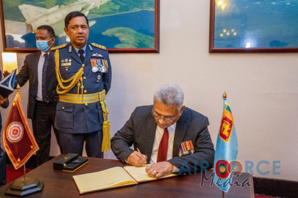 HIS EXCELLENCY THE PRESIDENT LAUNCHES THE SLAF 70TH ANNIVERSARY PUBLICATION “GLORY OF IRON WINGS”
