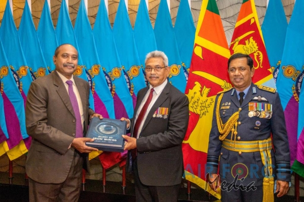 HIS EXCELLENCY THE PRESIDENT LAUNCHES THE SLAF 70TH ANNIVERSARY PUBLICATION “GLORY OF IRON WINGS”