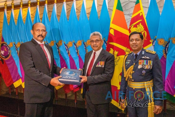 HIS EXCELLENCY THE PRESIDENT LAUNCHES THE SLAF 70TH ANNIVERSARY PUBLICATION “GLORY OF IRON WINGS”