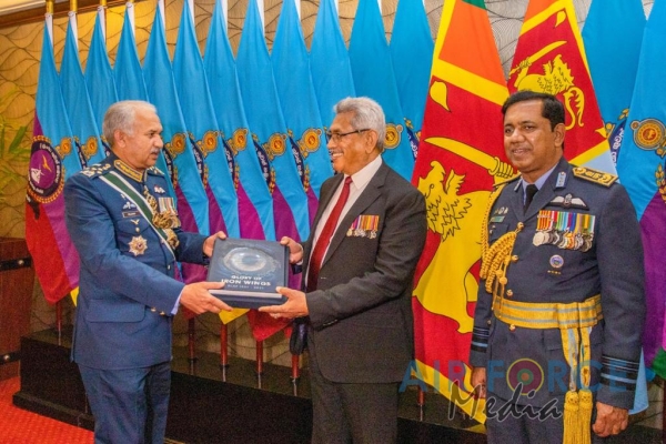HIS EXCELLENCY THE PRESIDENT LAUNCHES THE SLAF 70TH ANNIVERSARY PUBLICATION “GLORY OF IRON WINGS”