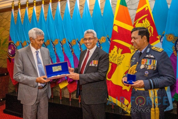 HIS EXCELLENCY THE PRESIDENT LAUNCHES THE SLAF 70TH ANNIVERSARY PUBLICATION “GLORY OF IRON WINGS”
