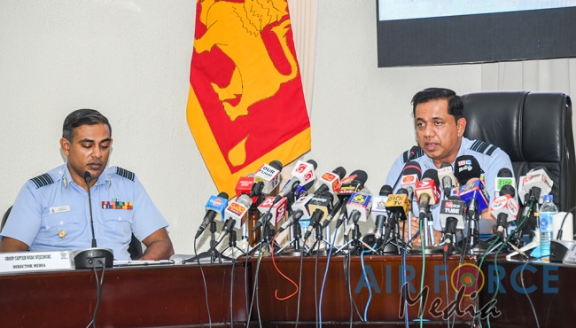 PRESS
BRIEFING ON 70 TH AIR FORCE ANNIVERSARY, GUWAN HAMUDA PAPEDI SAWARIYA
AND AIR FORCE COMMANDER’S CUP RUGBY TOURNAMENT 2021