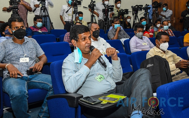 PRESS
BRIEFING ON 70 TH AIR FORCE ANNIVERSARY, GUWAN HAMUDA PAPEDI SAWARIYA
AND AIR FORCE COMMANDER’S CUP RUGBY TOURNAMENT 2021