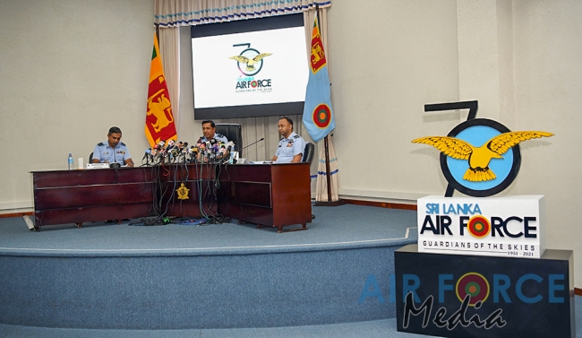 PRESS
BRIEFING ON 70 TH AIR FORCE ANNIVERSARY, GUWAN HAMUDA PAPEDI SAWARIYA
AND AIR FORCE COMMANDER’S CUP RUGBY TOURNAMENT 2021