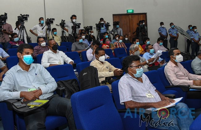 PRESS
BRIEFING ON 70 TH AIR FORCE ANNIVERSARY, GUWAN HAMUDA PAPEDI SAWARIYA
AND AIR FORCE COMMANDER’S CUP RUGBY TOURNAMENT 2021