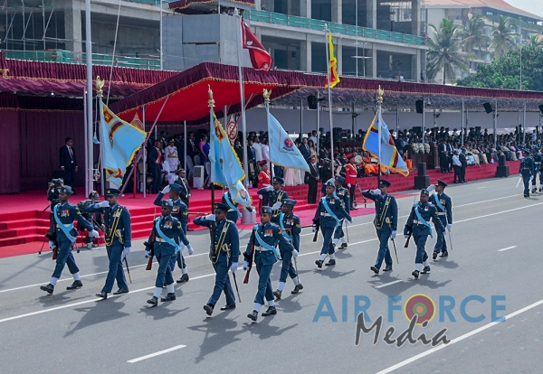 Sri Lanka Air Force Proudly Joins the 71st National Day Celebrations