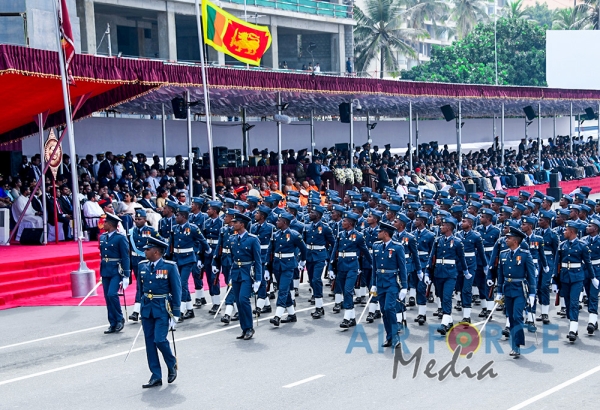 Sri Lanka Air Force Proudly Joins the 71st National Day Celebrations