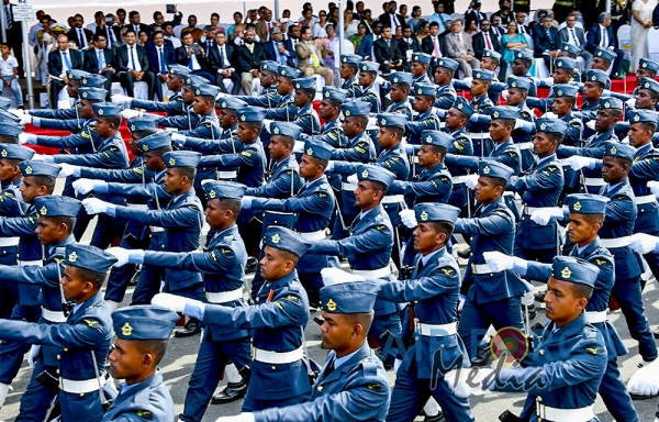 Sri Lanka Air Force Proudly Joins the 71st National Day Celebrations