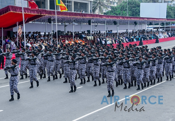 Sri Lanka Air Force Proudly Joins the 71st National Day Celebrations