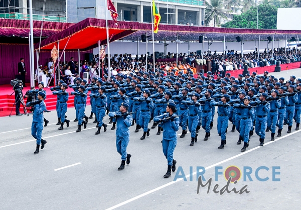 Sri Lanka Air Force Proudly Joins the 71st National Day Celebrations