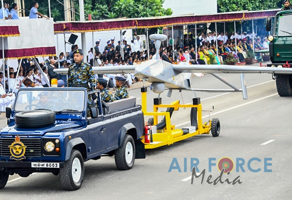 Sri Lanka Air Force Proudly Joins the 71st National Day Celebrations
