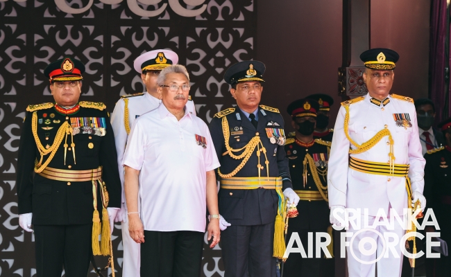 SRI LANKA AIR FORCE PROUDLY JOINS 74TH INDEPENDENCE DAY CELEBRATION