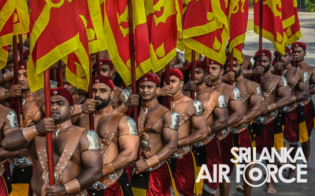 SRI LANKA AIR FORCE PROUDLY JOINS 74TH INDEPENDENCE DAY CELEBRATION