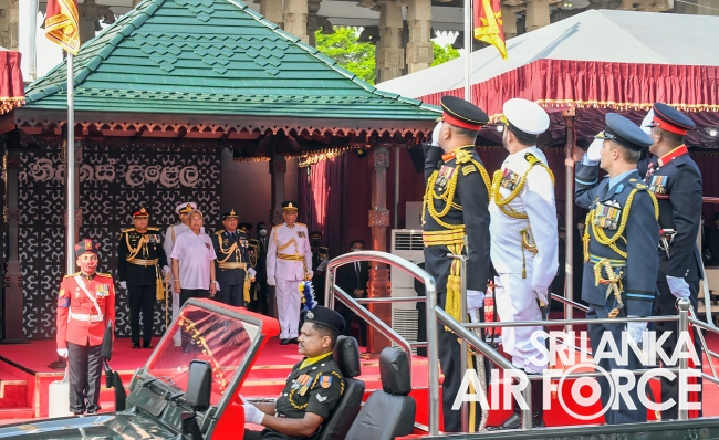 SRI LANKA AIR FORCE PROUDLY JOINS 74TH INDEPENDENCE DAY CELEBRATION